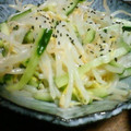 sho悠's cooksnap of when they made もやしときゅうりの和え物.