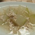 TreeWhite's cooksnap of when they made ウェイパーで冬瓜と鶏ミンチ.