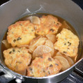 翔仁LOVE's cooksnap of when they made ❤つくねと大根の煮物❤.