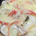 Ruri03's cooksnap of when they made 餃子の皮ピザ.