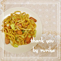瑠梨佳's cooksnap of when they made あるもので簡単！焼きうどん♪.
