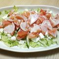 カボリン's cooksnap of when they made トマトとクリチの蜂蜜レモンマヨサラダ.