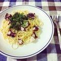 みたみ's cooksnap of when they made たこと大葉の簡単ペペロンチーノ.