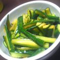 えみ_____'s cooksnap of when they made ☆キューリのニンニク醤油の漬物☆.