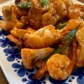 NaseOrchid's cooksnap of when they made カリフラワーとエビのオーロラソース炒め.