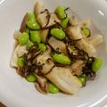 せつみか's cooksnap of when they made エリンギの塩昆布・ラー油胡麻和え-②.