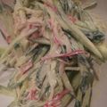 ぶんためい's cooksnap of when they made カニカマときゅうりのサラダ.