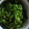 かえりママ's cooksnap of when they made ゴーヤのお浸し.