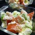 夏の記念日's cooksnap of when they made トマトとアボカドとクリームチーズのサラダ.