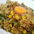 ntm83's cooksnap of when they made 卵まぜまぜ★焼きカレーチャーハン.