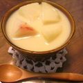rodyboy1's cooksnap of when they made 杏仁プリンと桃のデザート.