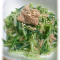 ひな☆リョマbaba's cooksnap of when they made みず菜のツナごま和え☆.