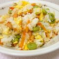 そらてんママ's cooksnap of when they made 鮭と枝豆の彩りチャーハン.
