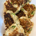 クックKXKWV4☆'s cooksnap of when they made 枝豆入り！豆腐とはんぺんのふわっと焼き！.