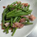 naorino's cooksnap of when they made インゲンとベーコンのポン酢炒め.