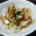 気まぐれ新米ママ's cooksnap of when they made キャベツとさつま揚げのピリ辛炒め.