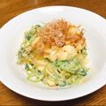 vabochan's cooksnap of when they made *豆苗とゆで卵のサラダ*.