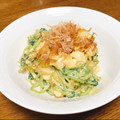 vabochan's cooksnap of when they made *豆苗とゆで卵のサラダ*.
