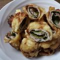 ぱぴぷぺぽち's cooksnap of when they made 塩麹で♪チーズ＆大葉の豚ロール天.