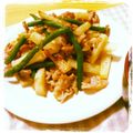 海辺の人's cooksnap of when they made 長いもと豚バラの柚子コショウ炒め.