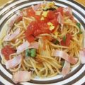 めろこ・ユイ's cooksnap of when they made トマトの冷製パスタ・レモンのシャワー.