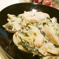 るるおか's cooksnap of when they made ＊簡単♪サーモンのクリームパスタ＊.
