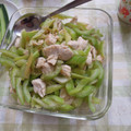 あーやん３'s cooksnap of when they made セロリとささみの塩炒め.