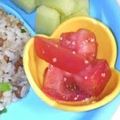 Raiｒeo's cooksnap of when they made トマトの胡麻和え.