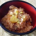 kurukurumin's cooksnap of when they made キムチとさつまいもの炊き込みご飯.