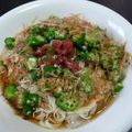 月見男子's cooksnap of when they made さっぱり☆オクラ梅そうめん.