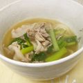 そらてんママ's cooksnap of when they made 豚＊青梗菜入りでおうどん.