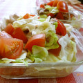 夏の記念日's cooksnap of when they made レンジで簡単☆豚とキャベツとトマト蒸し風.