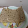 しろ_あん's cooksnap of when they made シナモンバナナ食パン　ＨＢ.