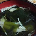 しあわせぱんだ's cooksnap of when they made わかめの吸い物.