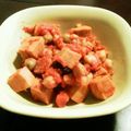 ぺいくみ's cooksnap of when they made 簡単！高野豆腐×豆×トマト缶ソース.
