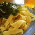 mea331's cooksnap of when they made ❀ツナとわかめの和風パスタ❀.