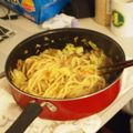 popin1to3's cooksnap of when they made サッパリ＆スパイシー！生姜焼きうどん.