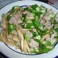 plupluplu's cooksnap of when they made 牛蒡ピーマン豚肉炒め.