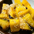 さんぱうろ's cooksnap of when they made かぼちゃの甘酢和え.