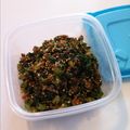 tomobee's cooksnap of when they made セロリの葉とツナのふりかけ.