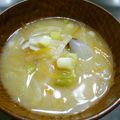 もさな's cooksnap of when they made 野菜いっぱい♫ほっこり味噌汁♫.