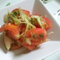 yukiじるし's cooksnap of when they made 簡単！トマトのみょうがドレッシングサラダ.