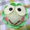 みんなのあねご's cooksnap of when they made キャラ弁＊けろけろけろっぴ♡おにぎり.
