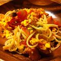 DeMiえ's cooksnap of when they made ☆ツナ卵トマトのそうめんチャンプルー☆.