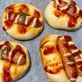 碧家の食卓's cooksnap of when they made ＊簡単手ごね・ウインナーパン＊.