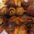 sacyin's cooksnap of when they made なんちゃって鶏皮（ちくわ串♪）.