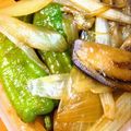 ♪まるえ's cooksnap of when they made 茄子としし唐の和風バルサミコマリネ.