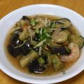 クワイ＝ガン's cooksnap of when they made 茄子と海老の生姜あんかけ.