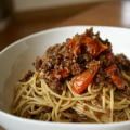 ju_10's cooksnap of when they made エリンギとプチトマトのパスタ.