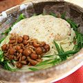 みみんご。's cooksnap of when they made 梅海苔とろろ＆なめこ✿ぶっかけ冷うどん✿.